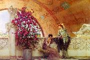 Alma Tadema Unconscious Rivals Sweden oil painting artist